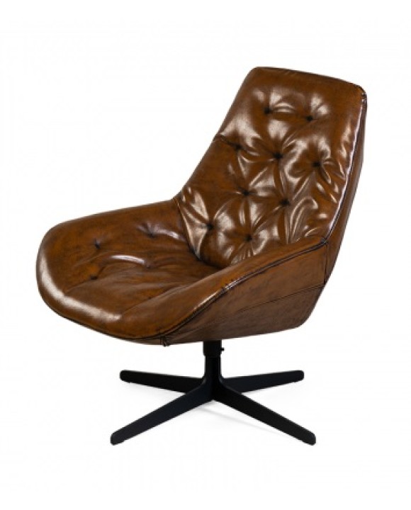 Кожаное кресло Deluxe-317 Brown