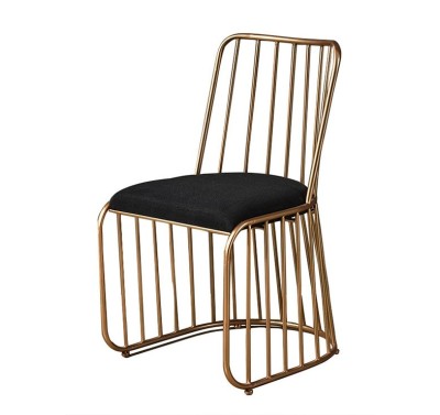 Cтул Cage Chair gold black