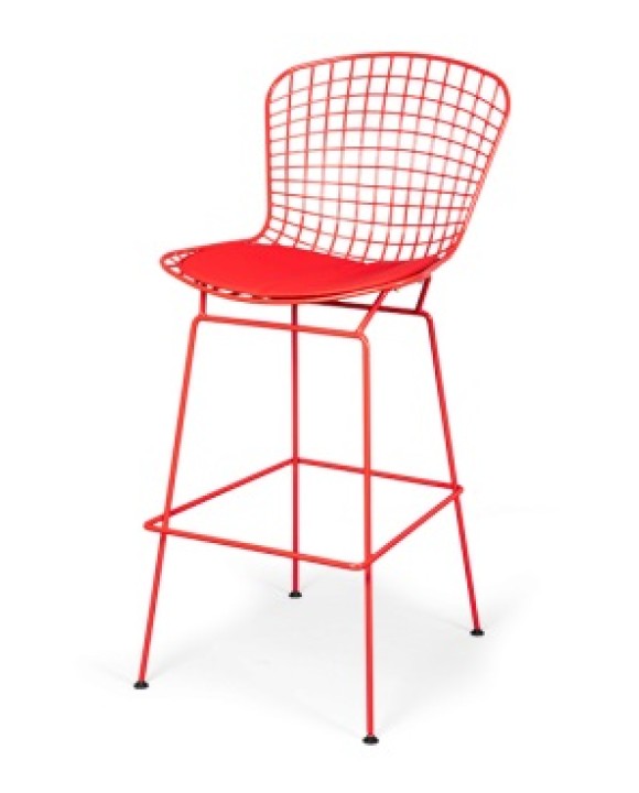 Барный стул BERTOIA Red