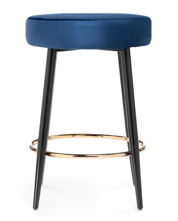 Полубарный стул Plato blue