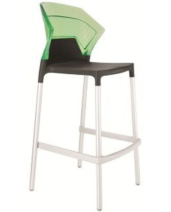 Барный стул EGO-BS black-green