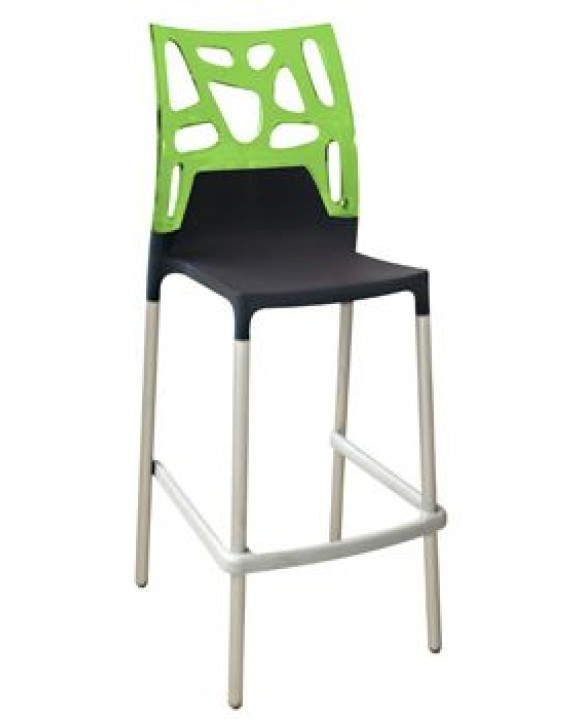 Барный стул EGO-Rok black-green