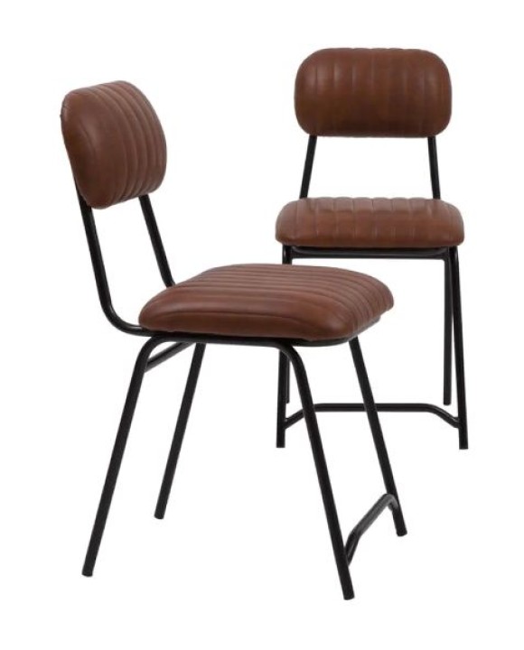 Кожаный стул Maroon brown
