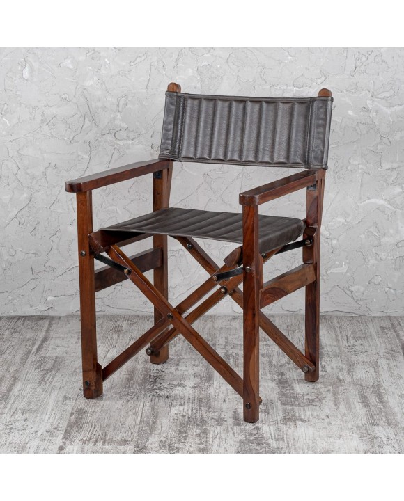 Кресло кожаное 01203 Grey