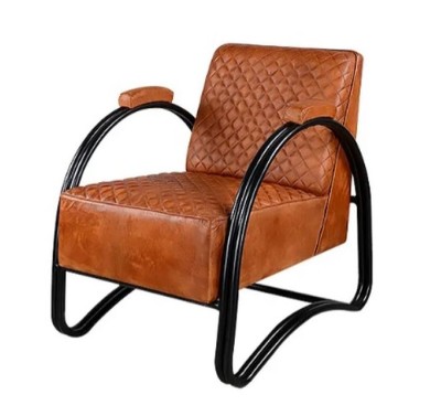 Кресло кожаное 02137 Brown