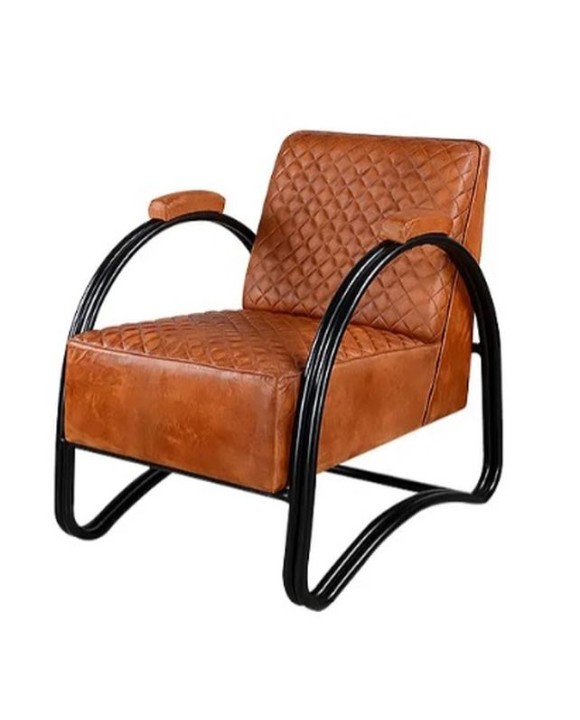 Кресло кожаное 02137 Brown