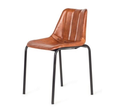 Кожаный стул Mews vintaj brown