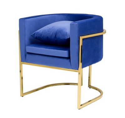 Кресло Julis Blue Gold