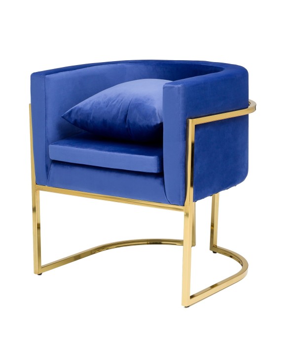 Кресло Julis Blue Gold