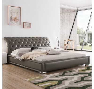 Мягкая кровать 1397 grey