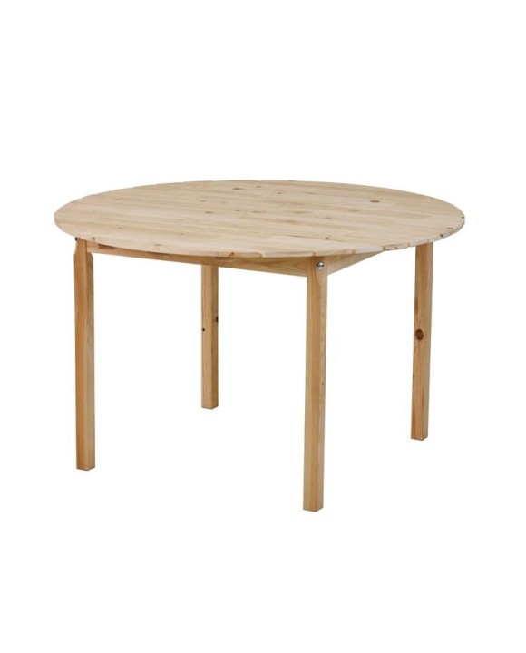 Стол садовый деревянный С375 d120 cm